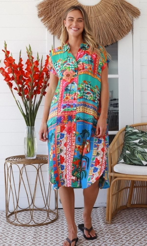 Alita Midi Shirt Dress