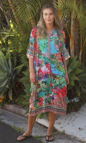 Bondi Kaftan Midi Dress